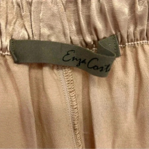 ENZA COSTA WOMENS SMALL SATIN BERMUDA SHORTS LUXURY CASUAL POCKETED STYLE - Picture 8 of 11